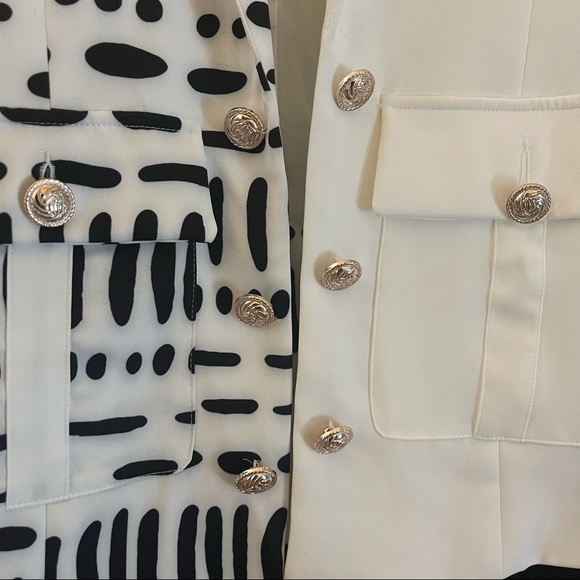 ❣️SOLD❣️Sylvia Mollie Spliced blazer - Picture 4 of 5